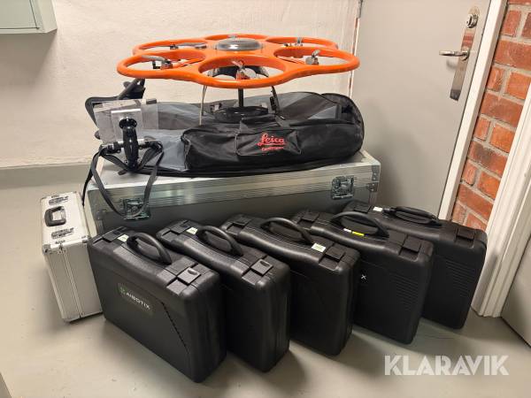 Professionell lantmäteri-/karteringsutrustning från Leica Aibotix