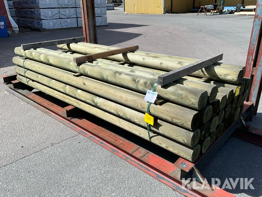 Virkespaket byggtimmer tryckimpregnerat nytt 12x14x300cm 84löpmeter