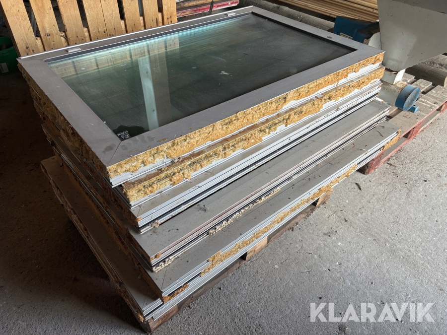 Skottsäkra fönster Designglas Larm DG95 10st