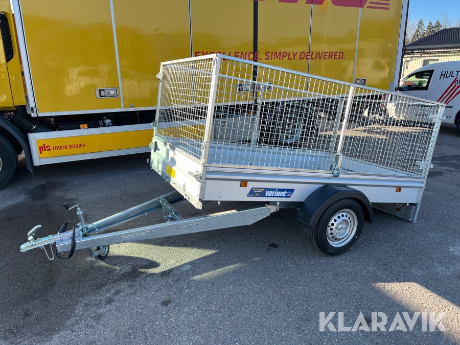 Släpkärra med galler Variant