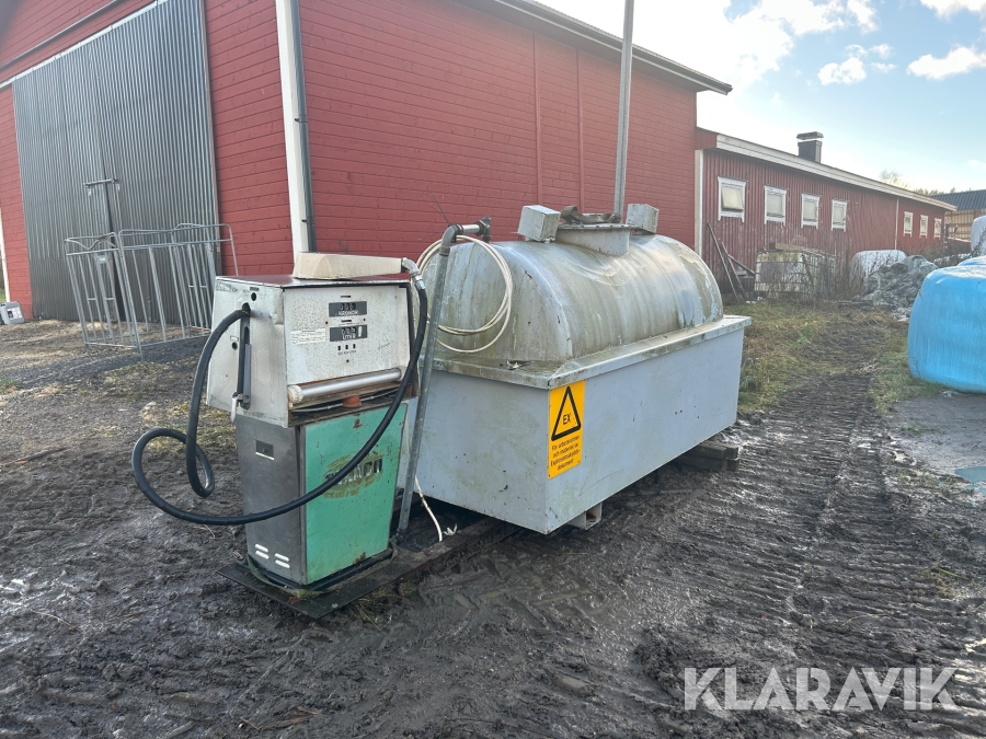 Tank med pump ABG 2000L