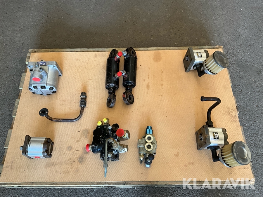 Hydraulpumpar, paket och cylindrar