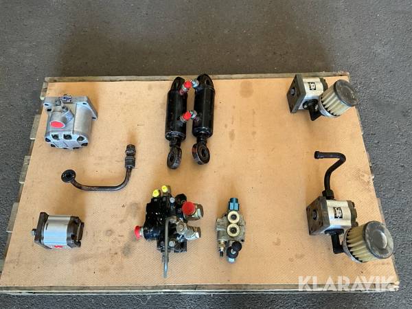 Hydraulpumpar, paket och cylindrar