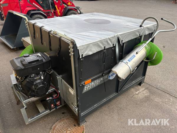Lövupptagare K-vagnen Container system