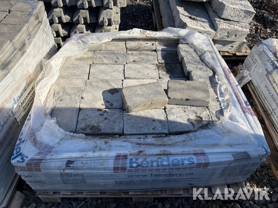 Marksten Benders Troja antik hel gråmix 210 x 140 x 50 mm ca 10 m2 1 pall