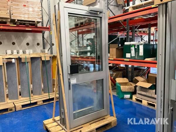 Entrédörr lättmetall 2st