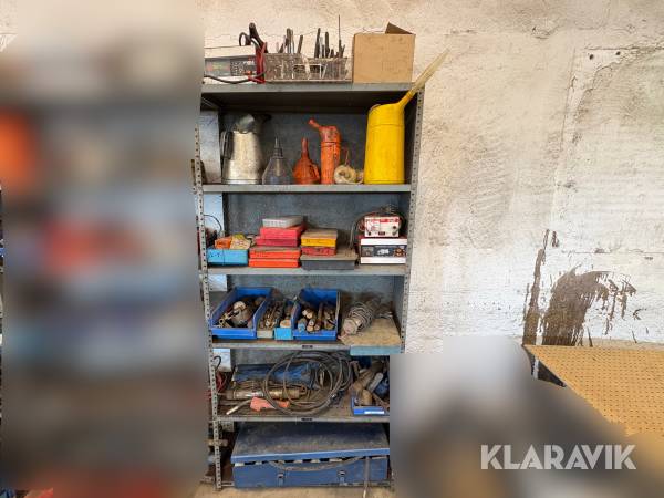 Parti med blandad verkstadsutrustning Pressverktyg