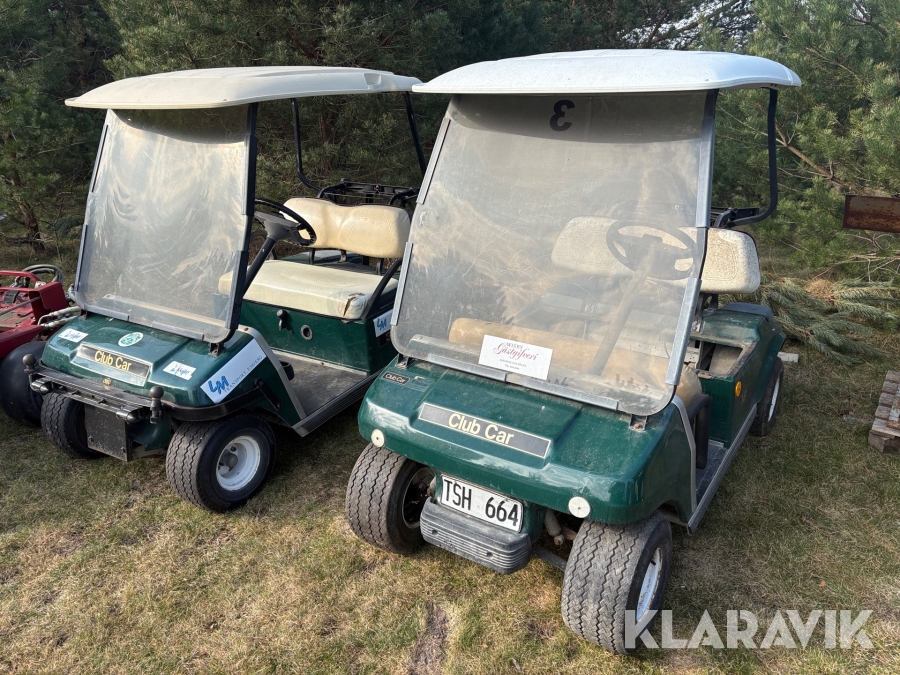 Golfbil Club Car DS + reservdelsbil