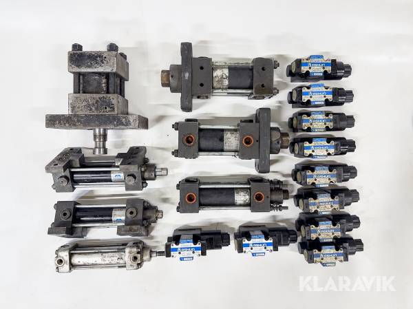 Parti med hydraulcylindrar 17st