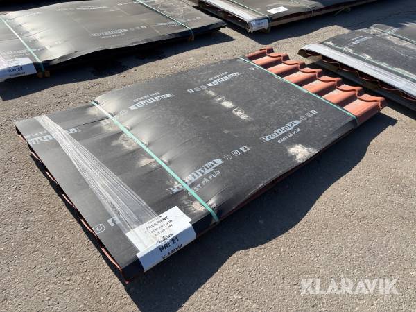 Plåt President GCM Tegelröd 742