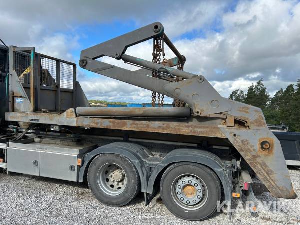 Liftdumper på lastväxlarram Joab HL14