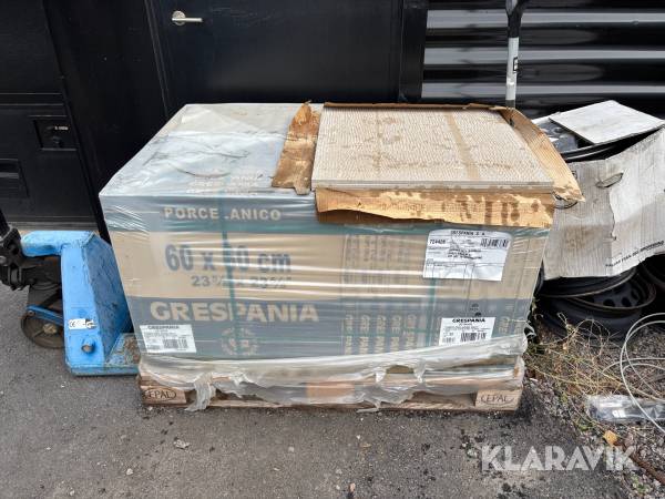Pall med granitplattor Grespania