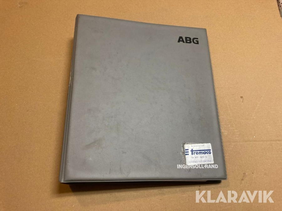 Asfaltsläggare drift och skötselanvisning ABG IR Titan 273/373/473