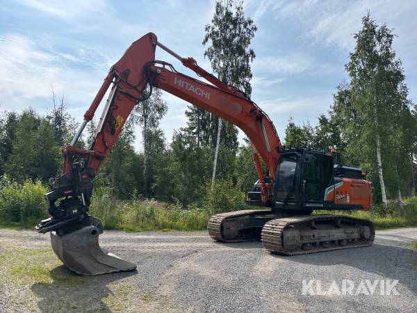 Grävmaskin Hitachi ZX300LC-7 med tiltrotator, grävsystem & redskap