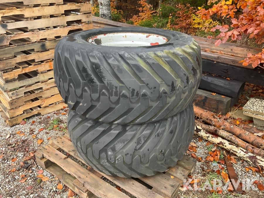 Däck på fälg Trelleborg 404 500-22.5 8P.R 2 st