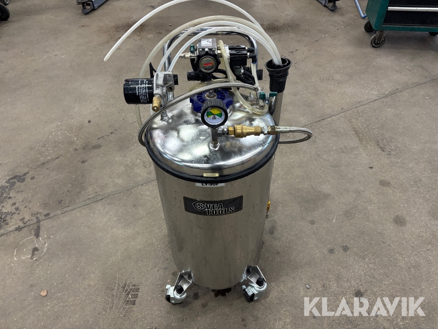 Bränsletankstömmare Svea Tools LY-90F tryckluftsdriven på hjul