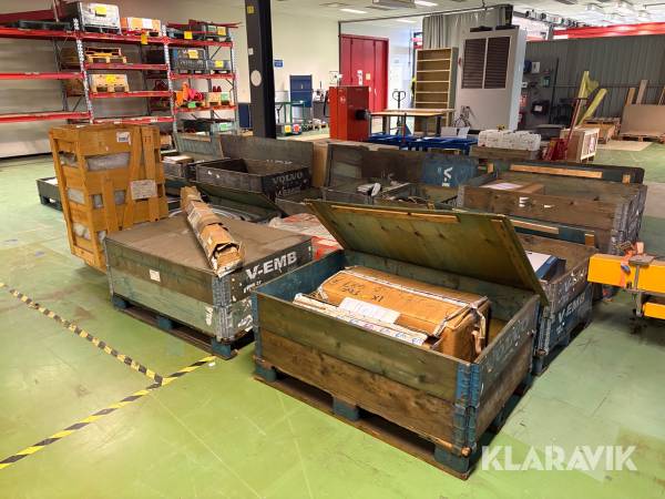 Reservdelar CNC parti 19 pall