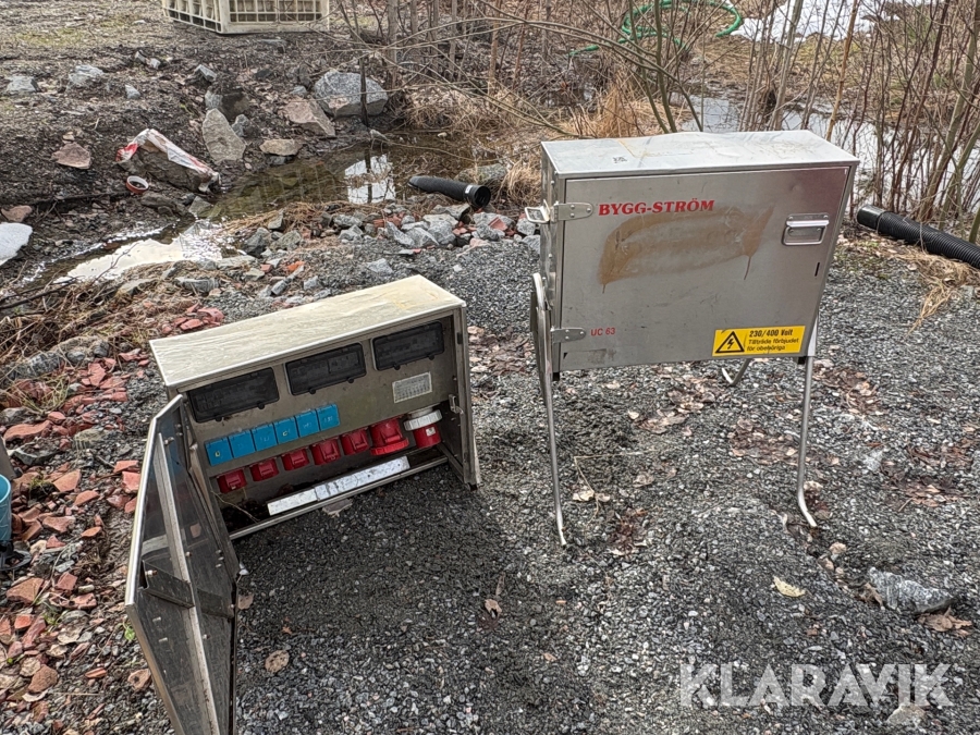 Elcentral Bygg-ström UC 63 2 st