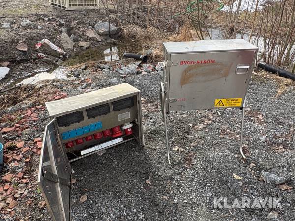 Elcentral Bygg-ström UC 63 2 st