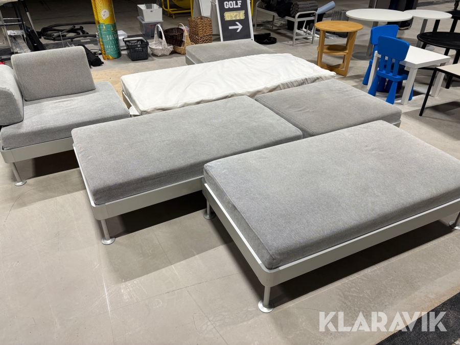 Loungegrupp Ikea grå