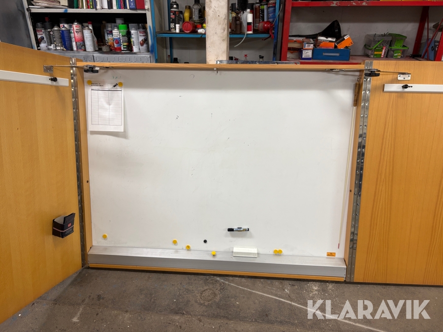 Whiteboard tavla/skåp 6st