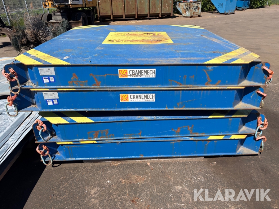 Lyftutrustning 4 st Cranemech