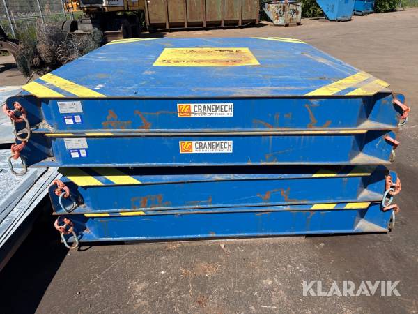 Lyftutrustning 4 st Cranemech