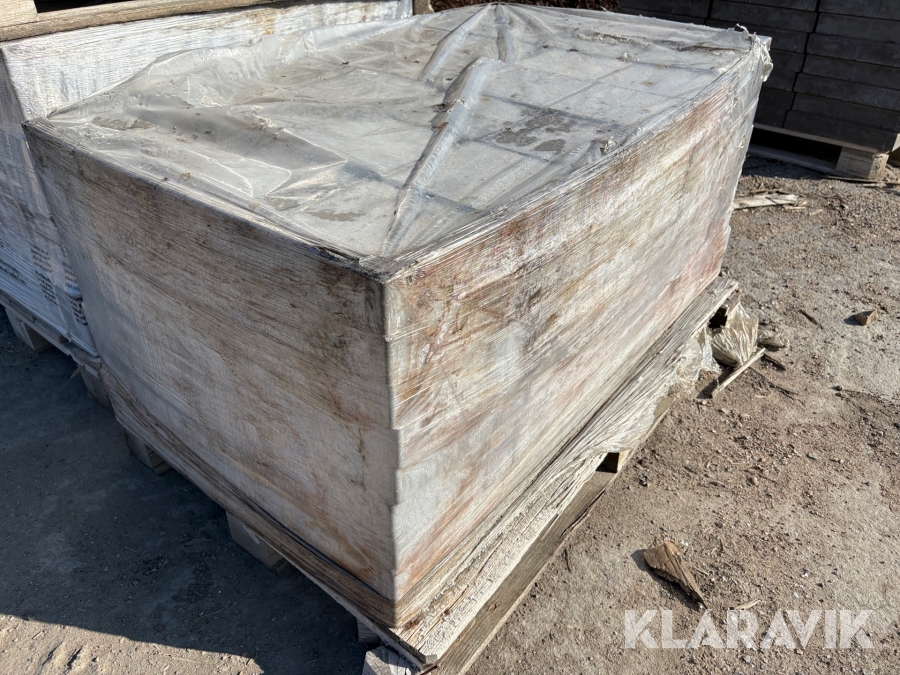 Pall med marksten 17.5x17.5x6cm - ca 15m²