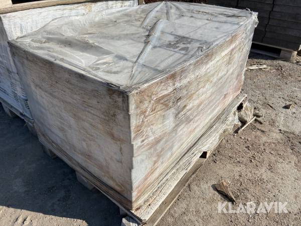 Pall med marksten 17.5x17.5x6cm - ca 15m²