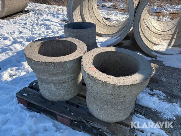 Betongrör 3 st