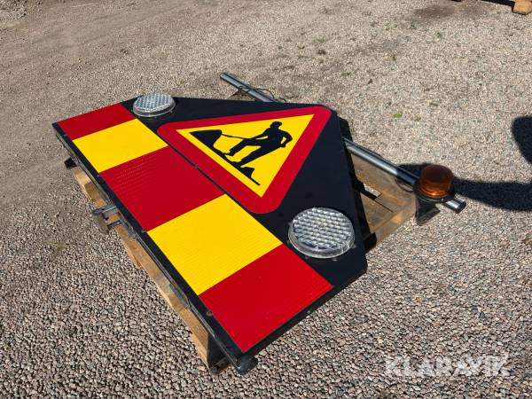 Vägarbetsskylt/takskylt för fordon A20