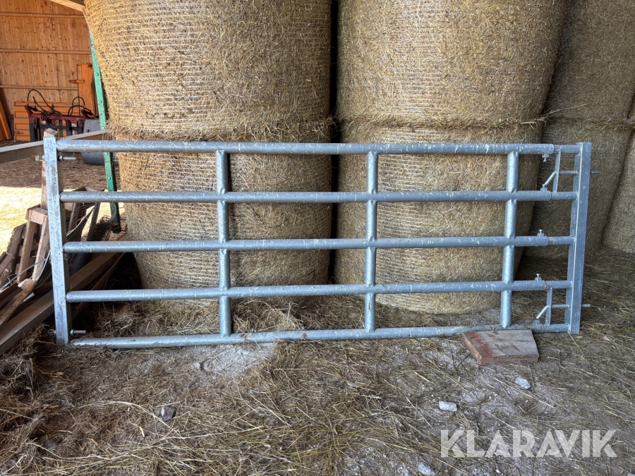 Galvaniserad lantbruksgrind med förlängning