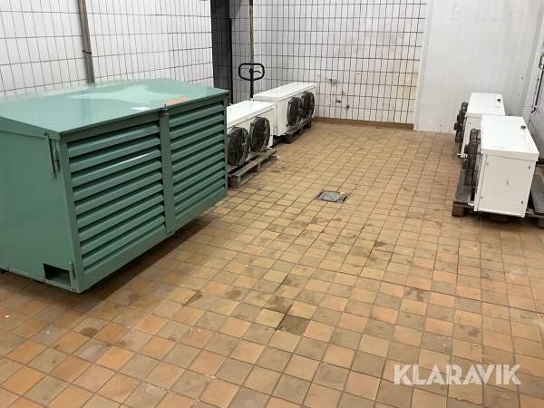 Kylanläggning Bitzer och Kelvion med kompressor och aggregat