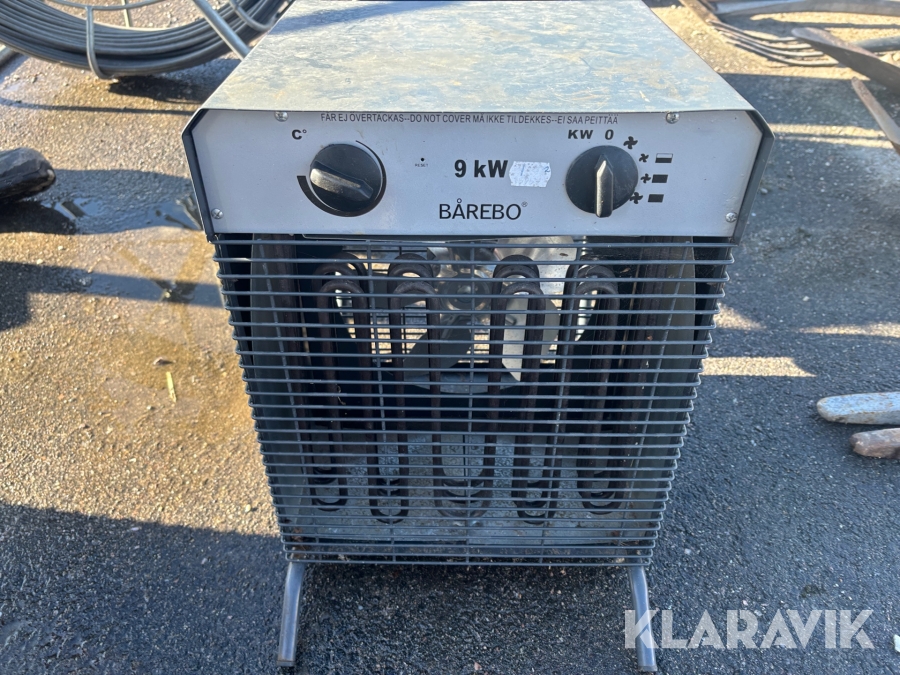 Värmefläkt Bårebo IFH03-400 9 kW 16 a