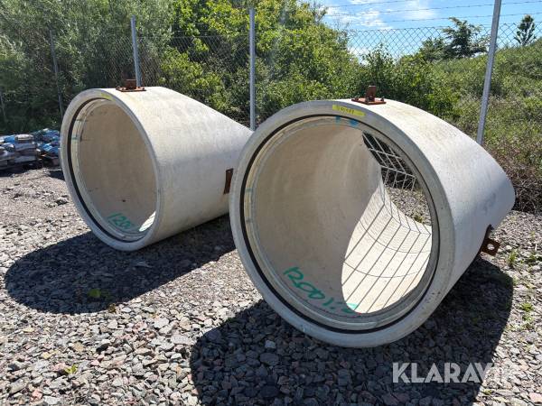 Trummöga / Utloppsrör 2 st