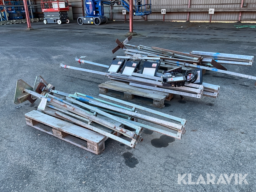 Arbetsbelysning och stativ