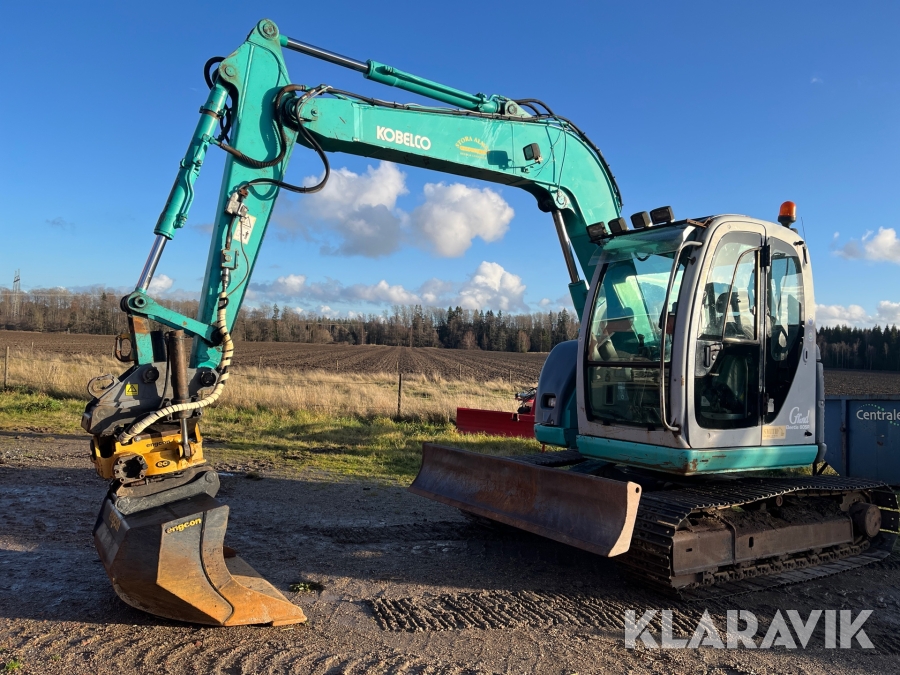 Grävmaskin Kobelco Grand Beetle 60SR med tiltrotator och redskap