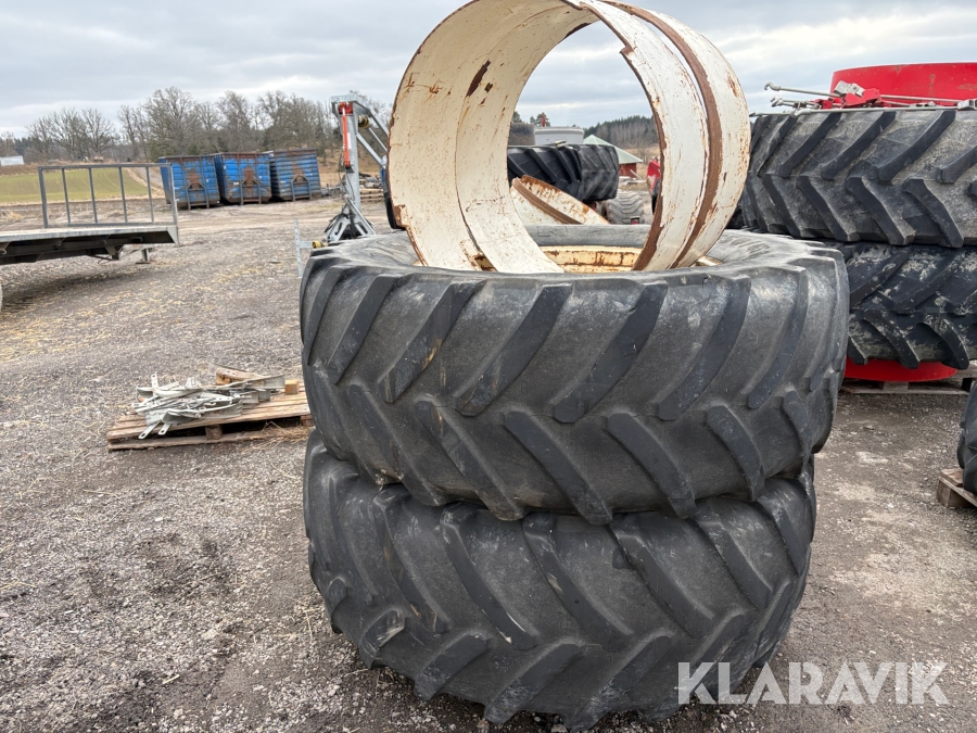 Dubbelmontage Micheline 650/65 R38