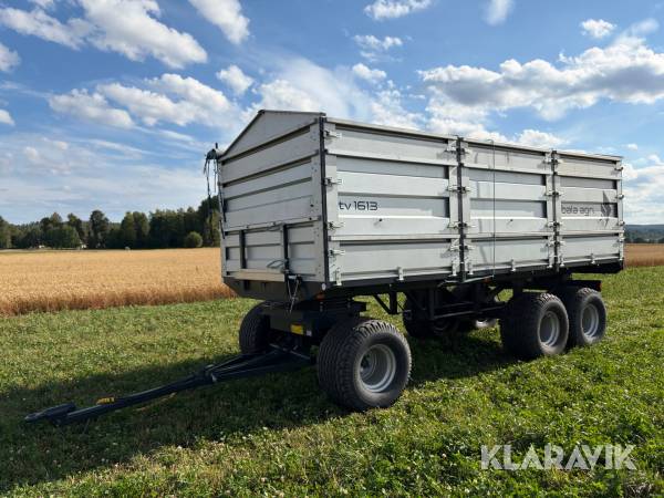 Spannmålsvagn Bala Agri TV1613 20 m3