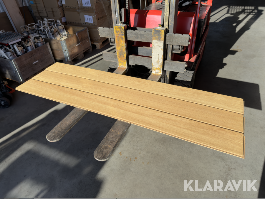 Klickgolv 5G, XL, 1-stav, Woodura Välinge Härdad ek, Natural Oak, hårdvaxolja 87 kvm