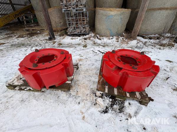 Hjulvikter Fendt 939 S4 & Gen 6 2st