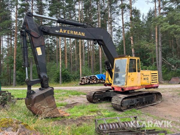 Grävmaskin Åkerman H12 med skopa