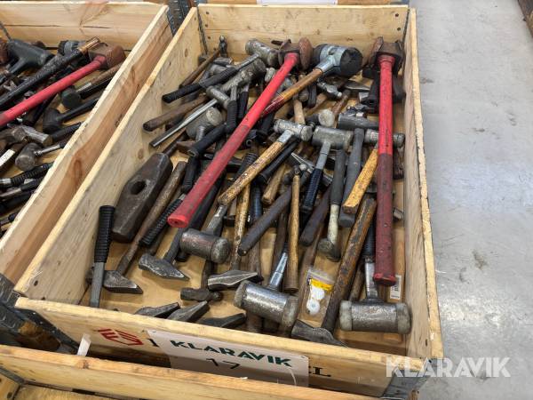 Blandpall med hammare