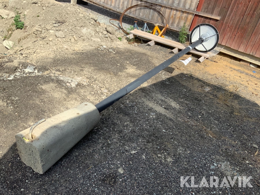 Lycktstolpe med fundament LED