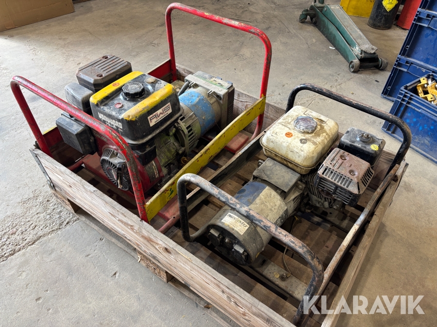 Elverk 6,5-7,5hp 2st
