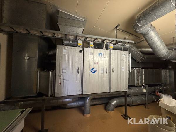 Ventilationsaggregat Velco VKAG-10 1m3/S 3kW Till / Frånluft