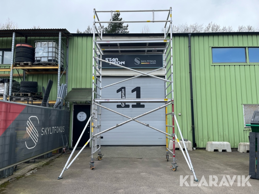 Bred rullställning i aluminum Zip-Up & Alufase