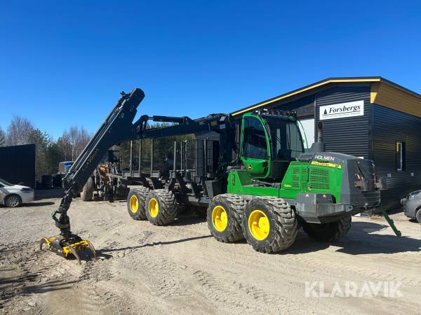 Skotare John Deere 1510G med Nisula 335E+ bioklipp
