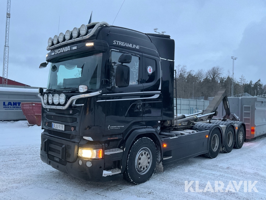 Lastväxlare Scania R580 8x4 tridem Euro6