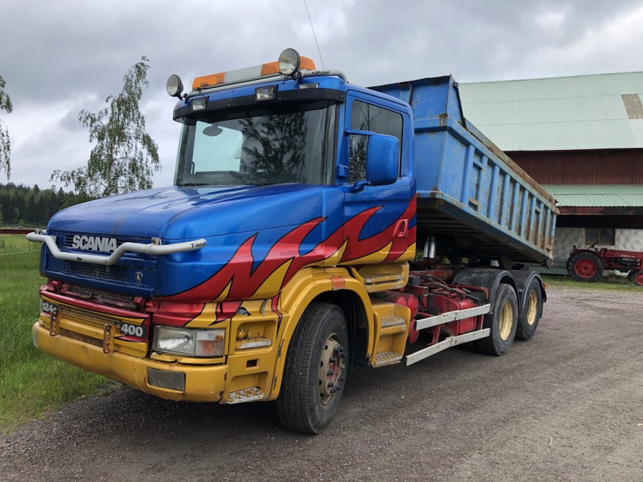 Lastbil Scania Laxå-fäste